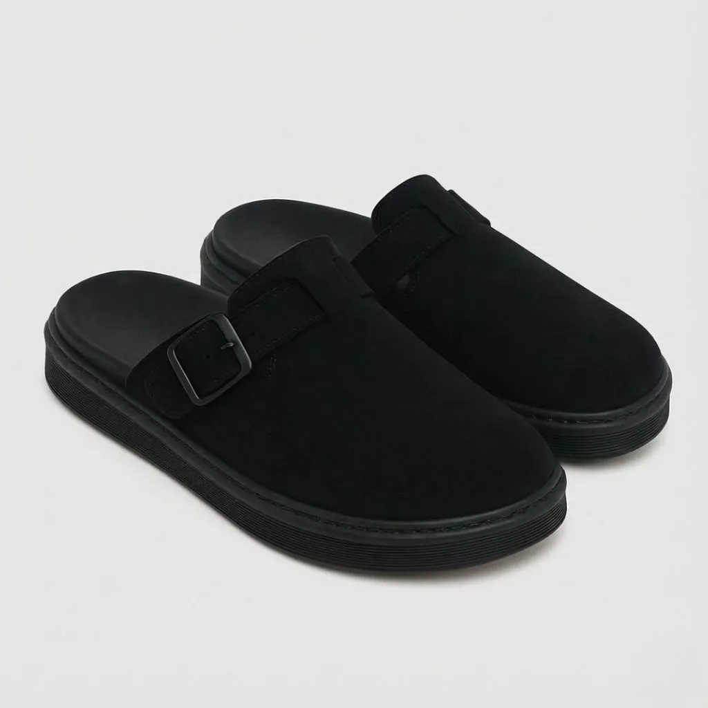 NVR Footwear - Sandal Mules Slip On Suede Debonaire 124